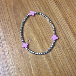 Enewton signature cross bead bracelet